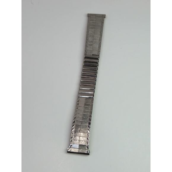 Vintage Stainless Steel Expansion Watch Band 19mm Scott Bracelet Textured - Picture 1 of 11